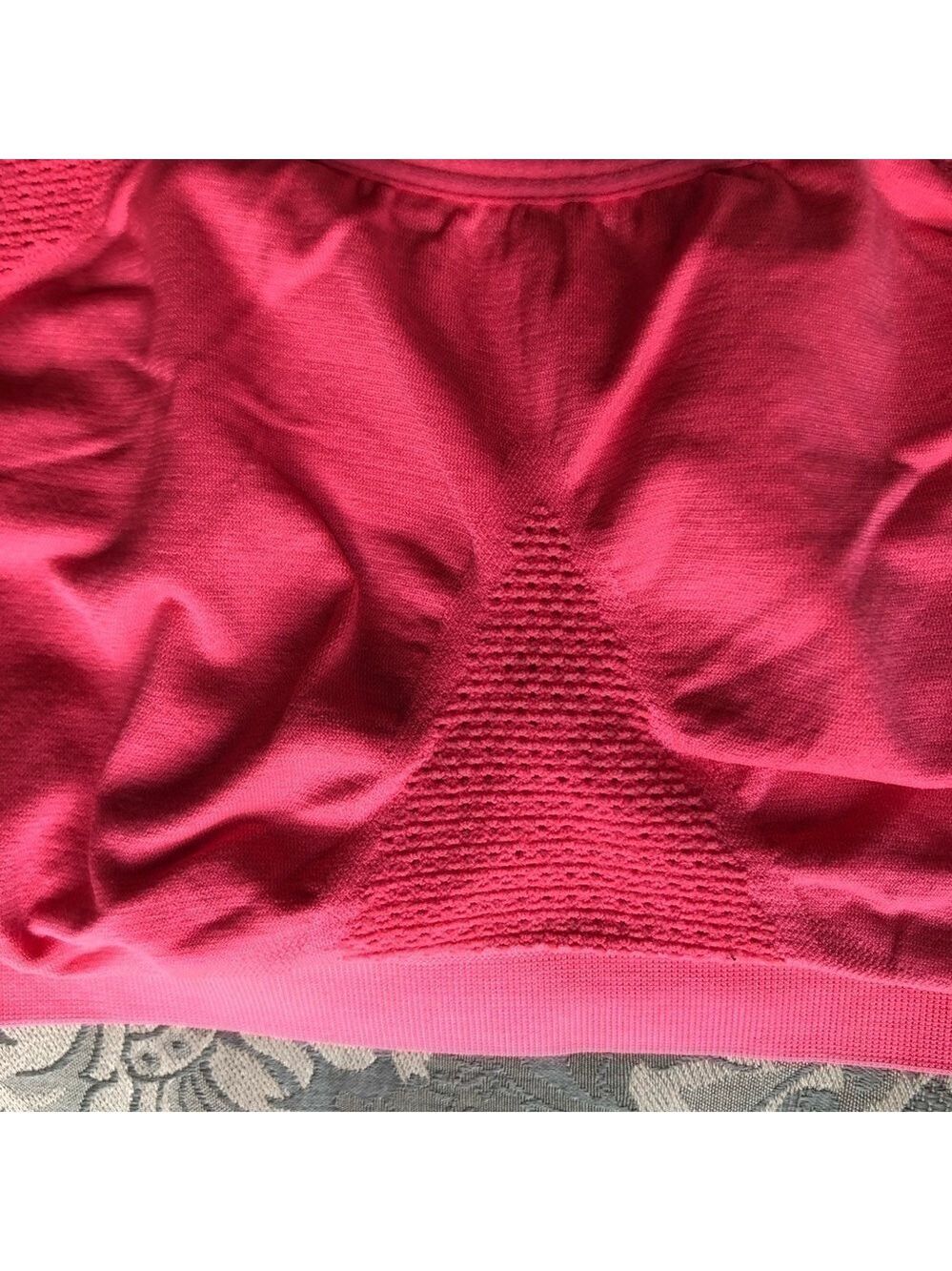 Neon coral medium impact racer back sports bra size medium - Picture 5 of 13